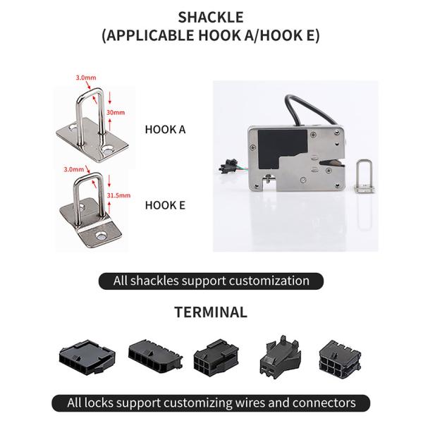 Automatic Electric Cabinet Magnetic Lock Remote Control 12V Stainless Steel