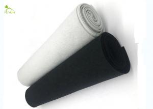 China 400gsm Black Polypropylene Nonwoven Geotextile Fabric Fiter For Road Embankment on sale