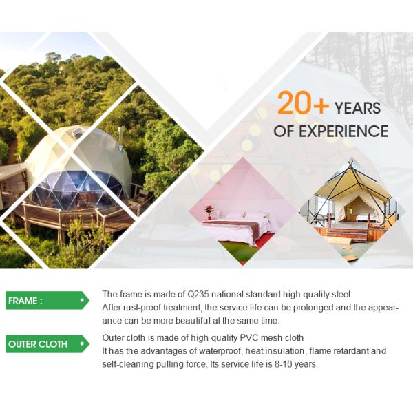 Marquee Inflatable Geodesic Tent Outdoor Transparent Party Tent