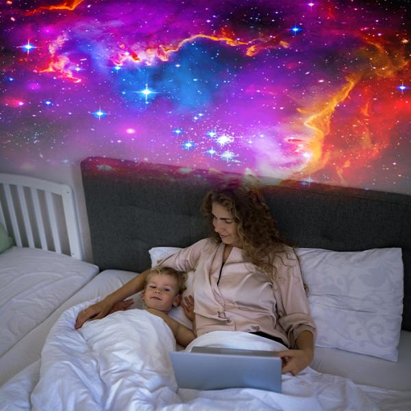 360 Adjustable Planetarium Galaxy Projector Nebula Switch Button Control