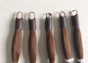 Mixed Dark Brown Horse Show Tail Hair Extension With Waterproof Rubber Coating
