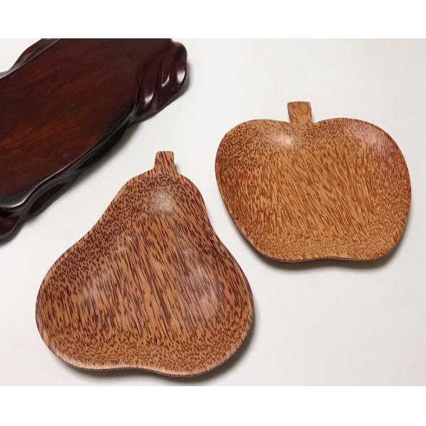 Polygon Coconut Wooden Serving Plates Handcrafted Traditional Dinner Plate