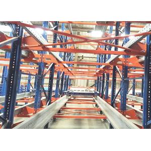 China Easy Operated Radio Shuttle System , Warehouse Metal Racks High Intensive wholesale