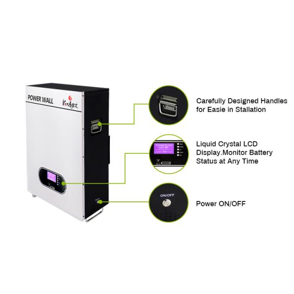 48V 5Kwh 10Kwh Power Wall Home Battery Solar Power Backup Systems For Homes