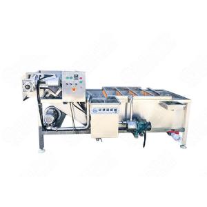 China Adjustable Speed 490mm Vegetable And Fruit Washing Machine on sale
