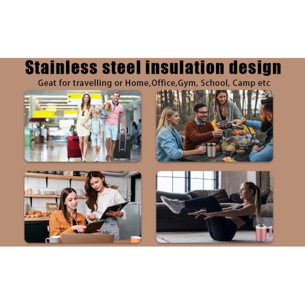 13oz Automatic Stirring Cup Auto Stir Coffee Cup With 2 Stir Bar