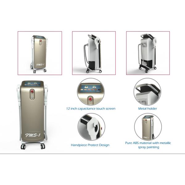 Champagne color,elegent and practical,multifunctional,less energy loss, SHR Hair Removal Machine