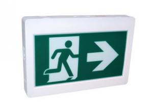 China Running Man Plastic Housing Emergency Exit Lights Applied In Corridor Exit wholesale