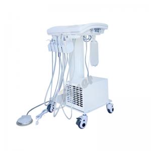 China 540W Foot Switch Dental Unit With Air Compressor Suction Three Way Syringe Handpiece Scaler on sale
