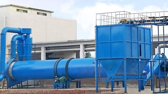 Organic Fertilizer Drying Production Line For Poultry Manure / Straw Agricultural Wastes
