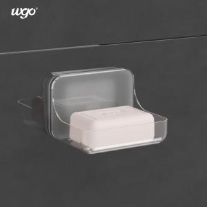 China Wall Mounted 120mm Bathroom Soap Dish Holder Leachate Self Adhesive Soap Holder wholesale