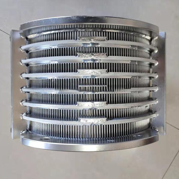 Welded End Connection Johnson Wedge Wire Screens U Shaped Profile For Durability