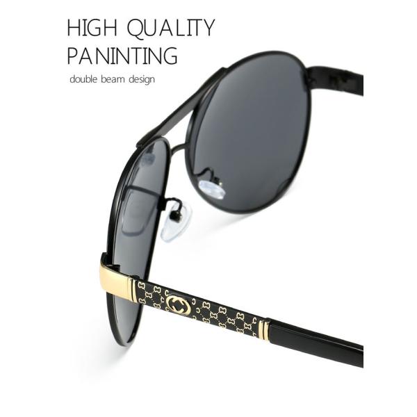 Round Mens Luxury Sunglasses BSCI Polarized Outdoor Sports Men Driving