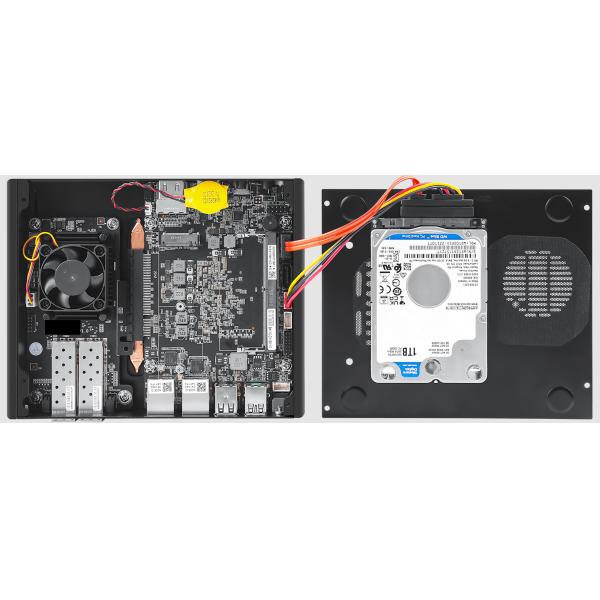 Zynshield N305 Dual RJ45 2.5G Dual 10G RJ45 Ethernet Ports Dual SFP+ Desktop Router Gateway