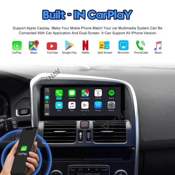 8.8 Inch Android Touch Screen Car radio For 2009-2017 Volvo XC60 Navigation GPS Multimedia Player Wireless Carplay 4G