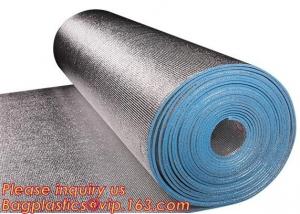 China Aluminum foil coated with TapeMm EPE foam for thermal insulation,Thermal break foil covered foam insulation board,bagease wholesale