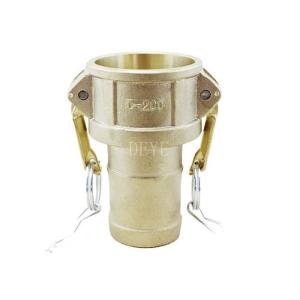 China 250PSI 17.6 Bar Brass Cam Lock Quick Connect Fittings wholesale