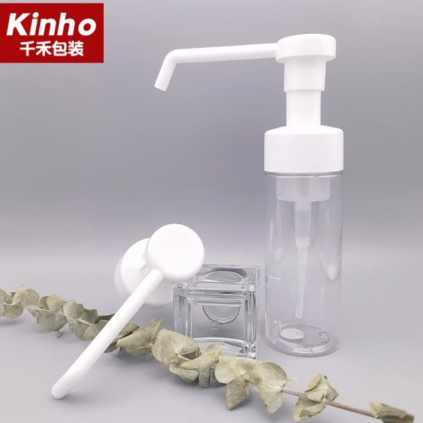 Long Nozzle Plastic Liquid Soap Foam Pump Dispenser For Cleaning Mousse Bottle