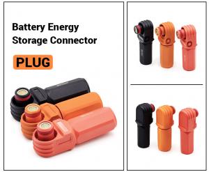 China 120A 250A Energy Storage Plug Connector With Plastic Insulation Plug Type wholesale