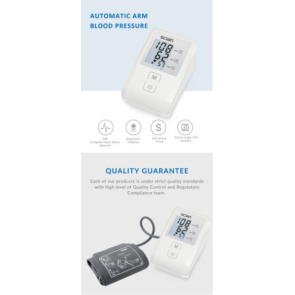 Household Upper Arm Digital Blood Pressure Meter High Blood Pressure Monitor