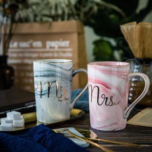 Anniversary Gifts 11oz Couple Ceramic Mug Set 100% Leakproof Lightweight