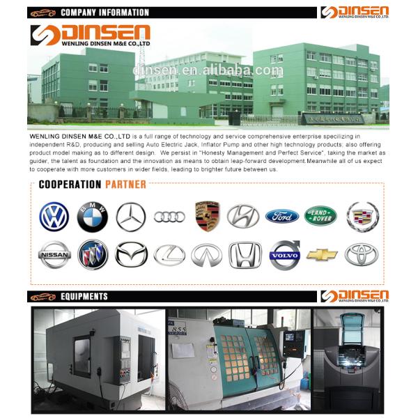 100W Electric Hydraulic Floor Jack With Inflating Pump 5T 15A Fuse