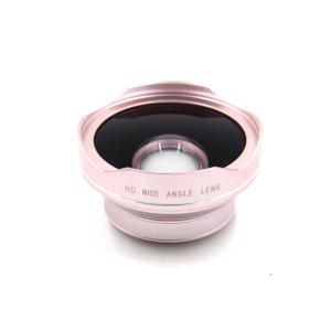 China HD Cell Phone Wide Angle Lens 37mm Rose gold Aluminum Optical Glass Material on sale