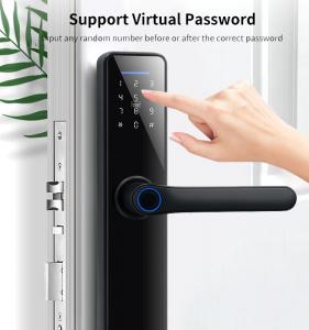 China Bluetooth 5.0 Smart Door Lock Wireless Security Access Control With Name Password Key wholesale