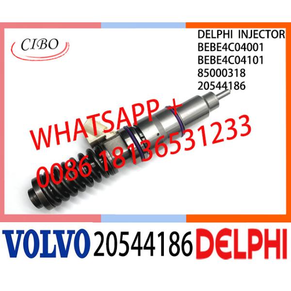 20544186 Common Rail Fuel Diesel Injector BEBE4C04001 BEBE4C04101 20544186 85000318 E1 for VOL 16 LITRE TRUCK