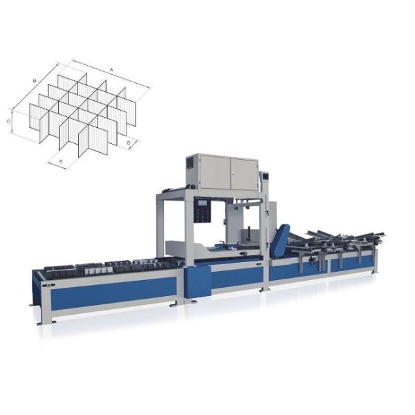 Automatic Partition Board Assembling Machine, Clapboard Assembly Machine, by slotted corrugated cardboard sheets