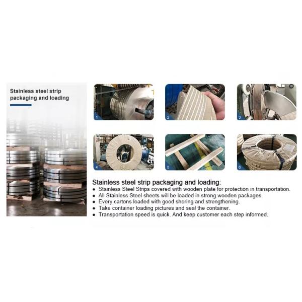 201 8K Stainless Steel Coil Strip Stainless 2mm 0.3mm Thick 78mm Width BA