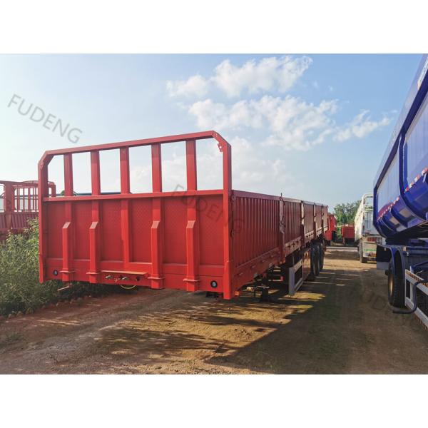 Height 600mm Q345B Cement 12.5M Side Wall Semi Trailer