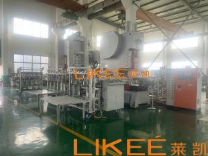 China Fully Automatic 80Ton Aluminium Foil Container Production Line Operation Easily on sale