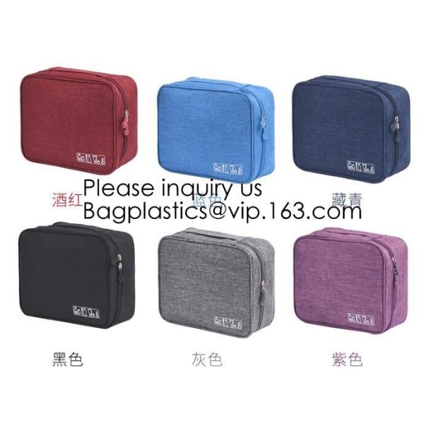 Customized Women/Men Organizer Toiletry Storage Travel Makeup Bag Blank Canvas Cosmetic Bag, bagease, bagplastics