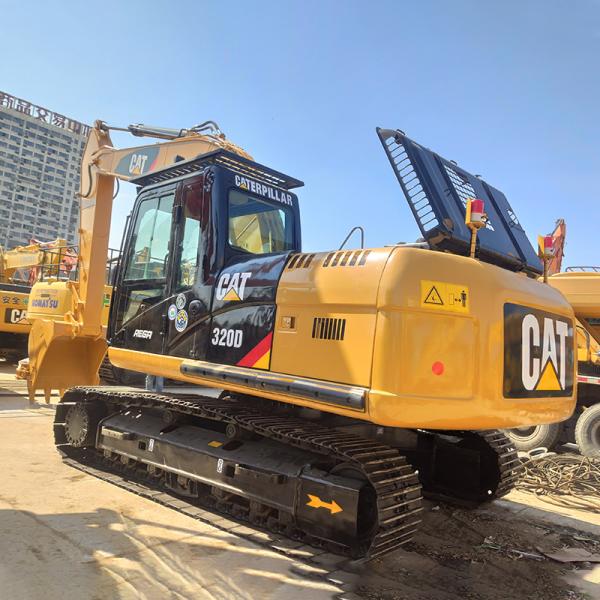 High Operating Efficiency Original Engine CAT 320d Crawler Excavator in Good Condition