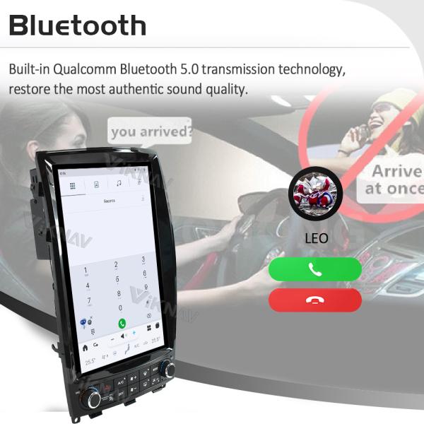 Infiniti QX50 EX25 2010-2017 Aftermarket Bluetooth Car Stereo Double Din Head Unit