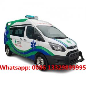 China Emergency Vehicle Petrol Ambulance_Small monitor Transit 120 Ambulance ICU Transit Medical Clinic New Ambulance Sale wholesale
