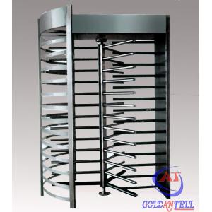 China Stainless Steel Security Full Height Turnstile Gate with Electric Mechanical Management on sale