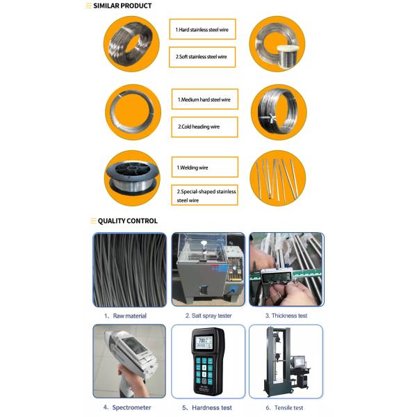 Cold Drawing 316L Stainless Steel Wire 0.13mm-3.0mm C276 904L 310S 304L 301 316 410 430 201 304