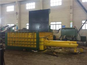 China 90 Kw Customized Hydraulic Scrap Metal Baling Press 600 X 600 Bale Size wholesale