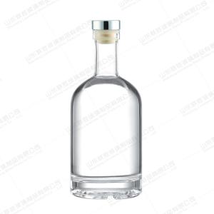 Rubber Stopper Sealing Type Glass Bottle for Customied Liquor Wine Whisky Vodka Gin