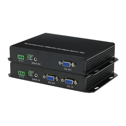 1080P/60Hz VGA fiber Optic Converter /Uncompressed to Fiber Video Transmission+data,Available OEM/ODM