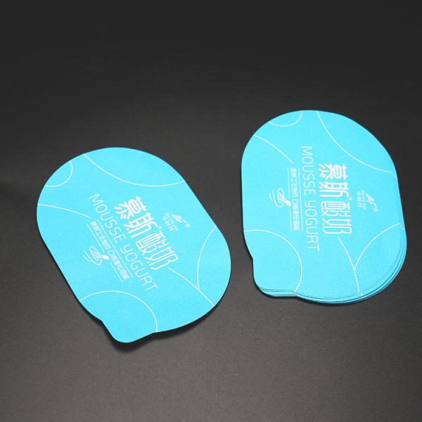 juice cup 84mm Aluminium Foil Sealing Lids VMPET BOPP Pre Cut Lids