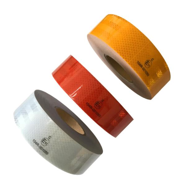 Red White Yellow Reflective Sticker ECE 104R Reflective Tape For Truck