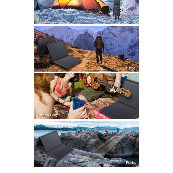 Outdoor Photovoltaic Foldable Solar Panels High Power 30W 40W 60W 80W 100W 120W 200W