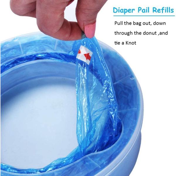 Oem 2mil 0.05mm Poly Packaging Bag , Waterproof PE Nappy Changing Bag