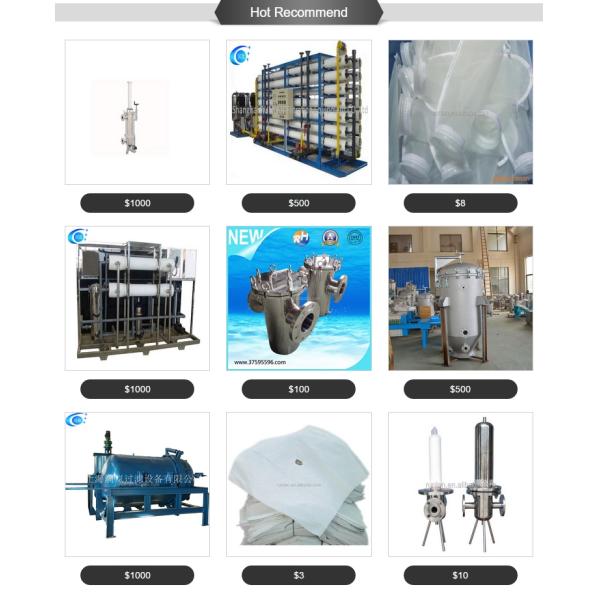 SS 304 316 Titanium Stick Filter Housing for Water Purification at Competitive Rate