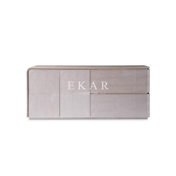 Modern Grey Wooden Cabinet Dining Room Sideboard W009D7