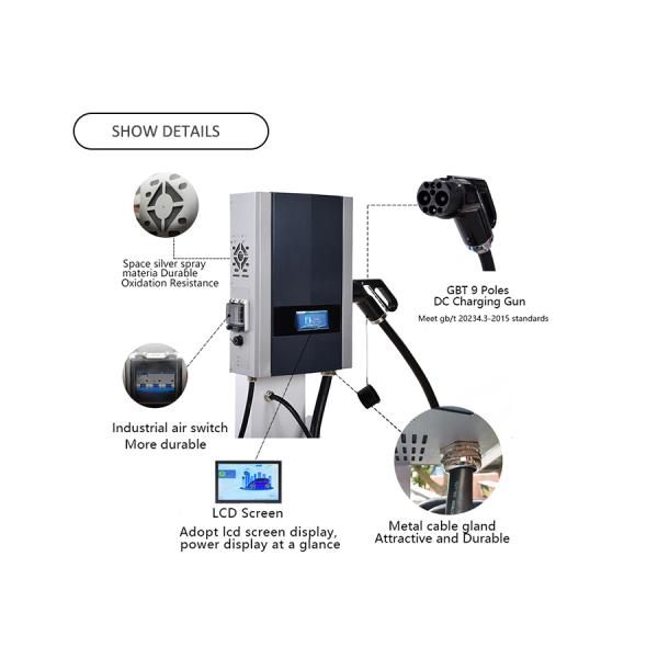 EVSE EV Charger with Optional CCS Connectors and Input Voltage 90-265V