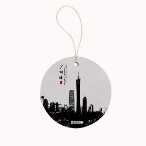 China Hanging Round Car Paper Air Freshener Scented Card Package wholesale